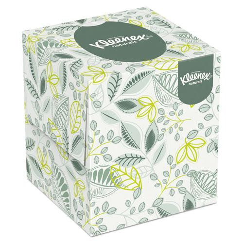 Naturals Facial Tissue For Business, Boutique Pop-up Box, 2-ply, White, 90 Sheets/box, 36 Boxes/carton