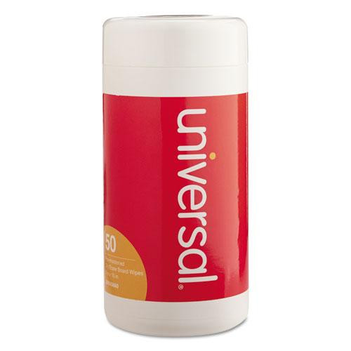 Dry Erase Cleaning Wet Wipes, 5 X 10, 50/pack