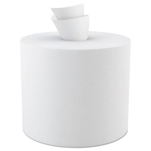 Select Center-pull Paper Towels, 2-ply, 7.3" X 600 Ft, White, 600/roll, 6/carton