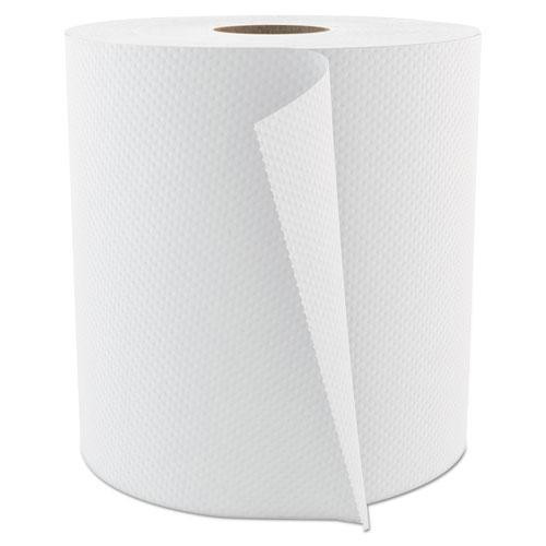 Select Roll Paper Towels, 1-ply, 7.9" X 800 Ft, White, 6/carton