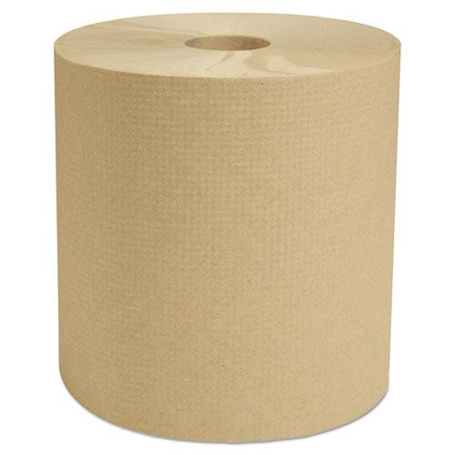 Select Hardwound Roll Towels, 7.88" X 800 Ft, Natural, 6/carton