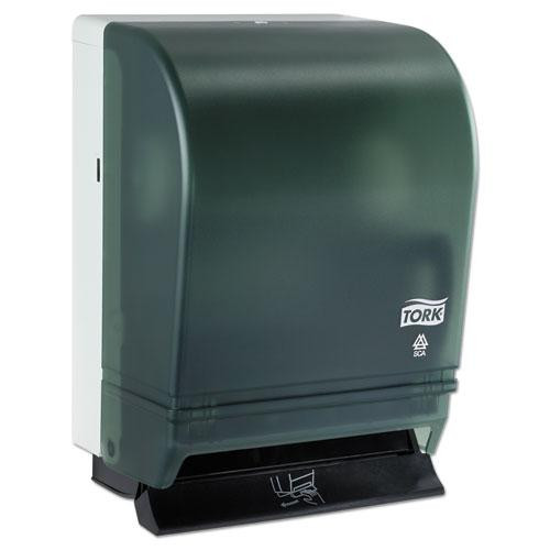 Hand Towel Roll Dispenser Push Bar, 10.5 X 8.75 X 15.75, Smoke/gray