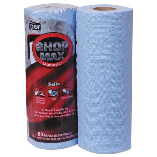 Advanced Shopmax Wiper 450, 11 X 9.4, Blue, 60/roll, 30 Rolls/carton