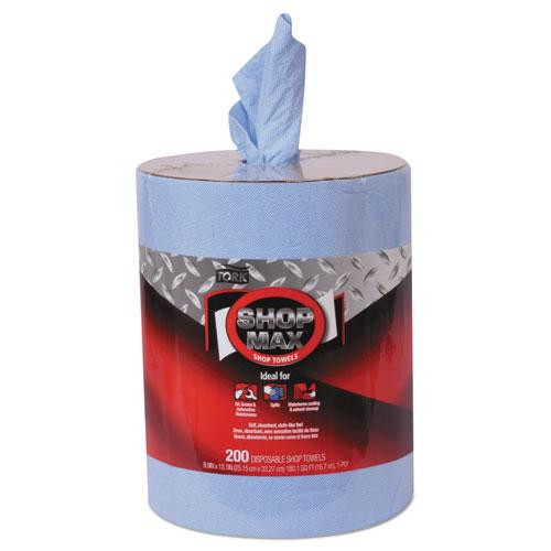 Advanced Shopmax Wiper 450, Centerfeed Refill, 9.9 X 13.1, Blue, 200/roll, 2 Rolls/carton