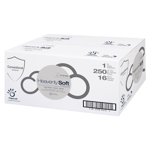 Heavenly Soft Multi-fold Paper Towel, Standard, 4.5 X 9.5, White, 250/pack, 16 Packs/carton