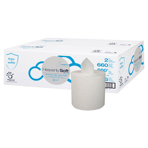 Towel,cntrpull,wh,6/ct