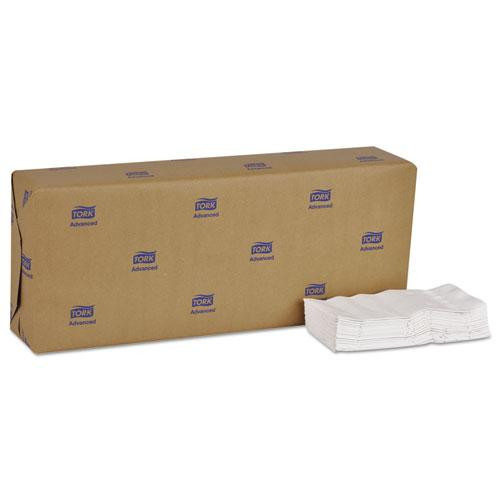 Advanced Dinner Napkins, 2 Ply, 15" X 16.25", 1/8 Fold, White, 375/packs, 8 Packs/carton