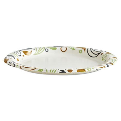 Deerfield Printed Paper Plates, 6" Dia, Coated/soak Proof, Multicolor, 250/pack, 4 Packs/carton