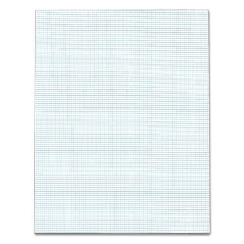 Quadrille Pads, Quadrille Rule (10 Sq/in), 50 White 8.5 X 11 Sheets
