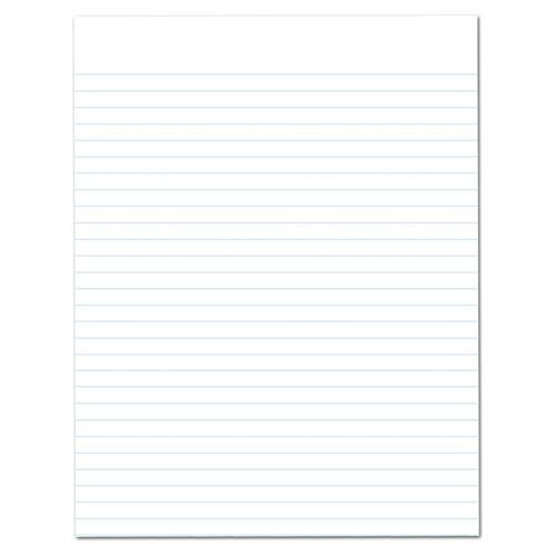 Recycled Glue Top Pads, Wide/legal Rule, 50 White 8.5 X 11 Sheets, Dozen