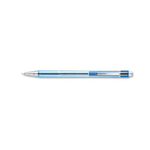 Better Ballpoint Pen, Retractable, Medium 1 Mm, Blue Ink, Translucent Blue Barrel, Dozen