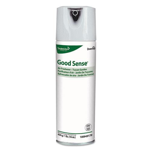 Good Sense Air Freshener, Tuscan Garden, 16 Oz Aerosol Spray, 6/carton