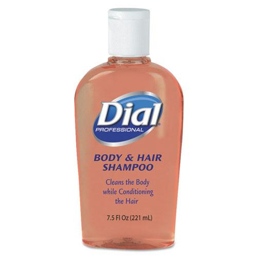 Hair + Body Wash, Neutral Scent, 7.5 Oz Flip Cap, 24/carton