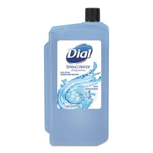 Body Wash Refill For 1 L Liquid Dispenser, Spring Water, 1 L, 8/carton
