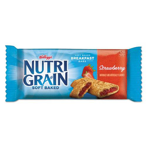 Nutri-grain Soft Baked Breakfast Bars, Strawberry, Indv Wrapped 1.3 Oz Bar, 16/box