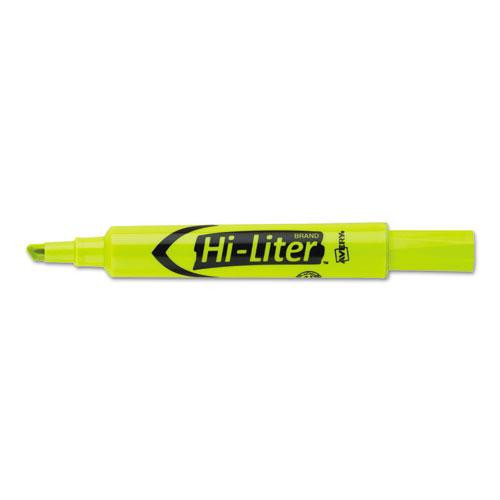 Hi-liter Desk-style Highlighters, Assorted Ink Colors, Chisel Tip, Assorted Barrel Colors, Dozen