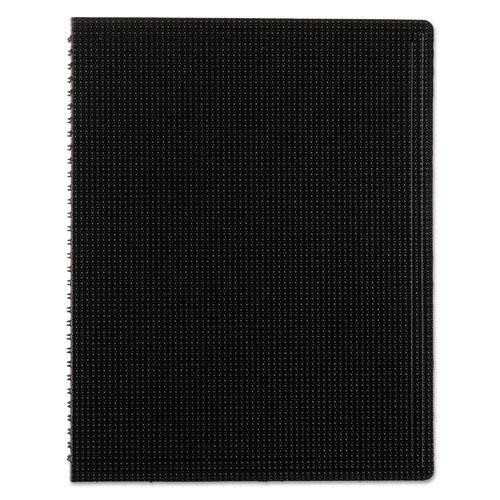 Duraflex Poly Notebook, 1 Subject, Medium/college Rule, Black Cover, 11 X 8.5, 80 Sheets