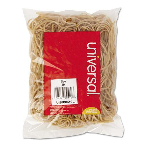 Rubber Bands, Size 19, 0.04" Gauge, Beige, 4 Oz Box, 310/pack