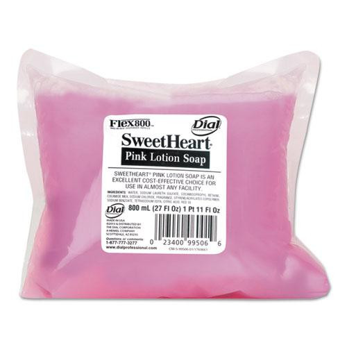 Sweetheart Pink Soap For Dial 800 Ml Dispenser, Fruity Floral, 800 Ml, 12/carton