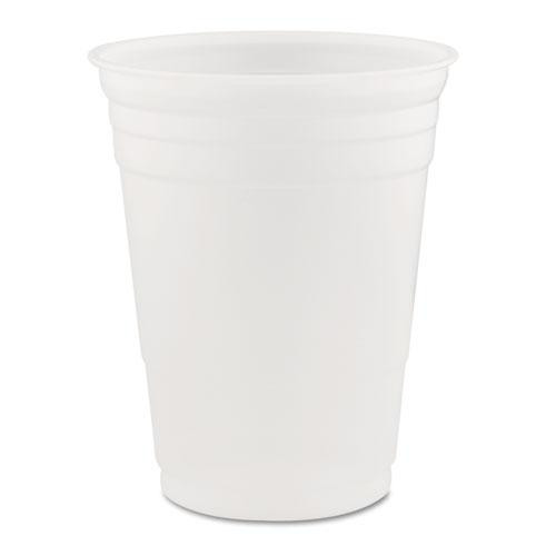 Conex Translucent Plastic Cold Cups, 16 Oz, 50/sleeve, 20 Sleeves/carton