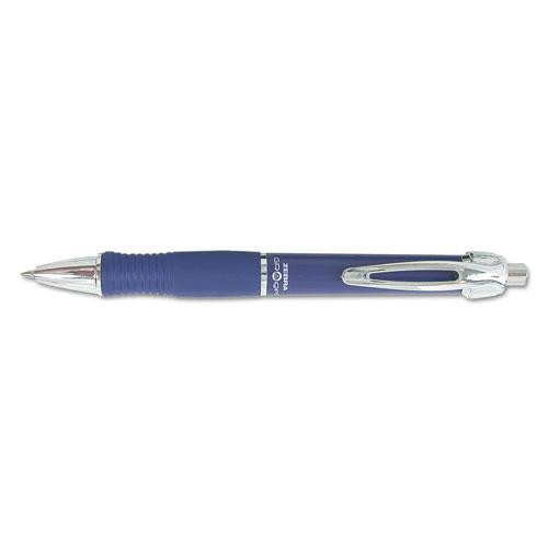 Gr8 Gel Pen, Retractable, Medium 0.7 Mm, Blue Ink, Blue/silver Barrel, 12/pack