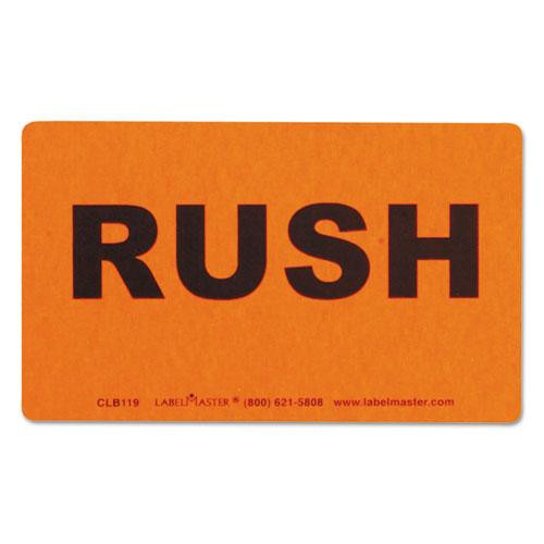 Label,rush,5" X 3",rd