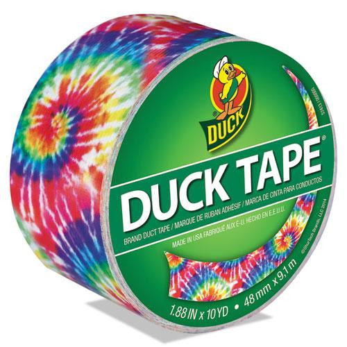 Colored Duct Tape, 3" Core, 1.88" X 10 Yds, Multicolor Love Tie Dye