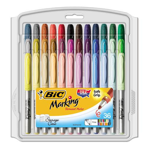 Intensity Fine Tip Permanent Marker Value Pack, Fine Bullet Tip, Assorted Colors, 36/set