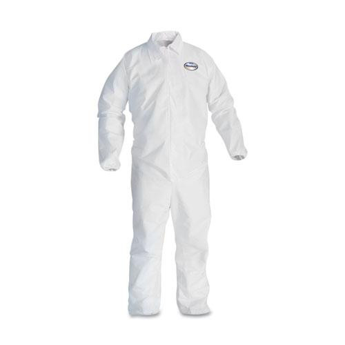 A30 Breathable Particle Protection Coveralls, Large, White, 25/carton