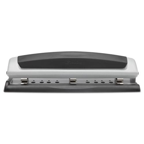 10-sheet Precision Pro Desktop Two- To Three-hole Punch, 9/32" Holes