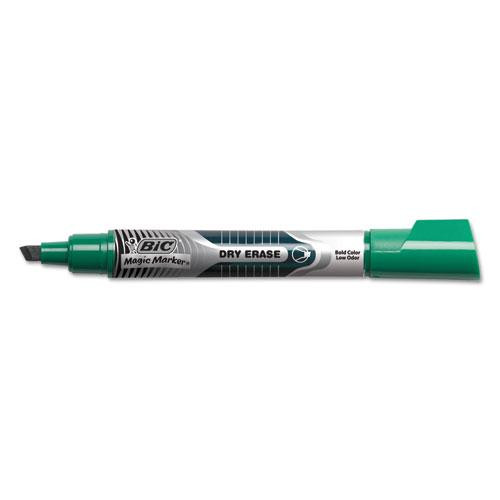 Intensity Advanced Dry Erase Marker, Tank-style, Broad Chisel Tip, Green, Dozen