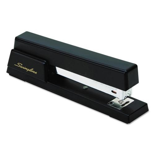 Premium Commercial Full Strip Stapler, 20-sheet Capacity, Black