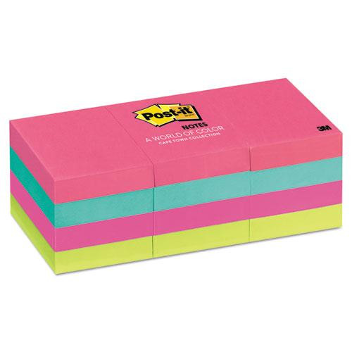 Original Pads In Poptimistic Collection Colors, 1.38" X 1.88", 100 Sheets/pad, 12 Pads/pack
