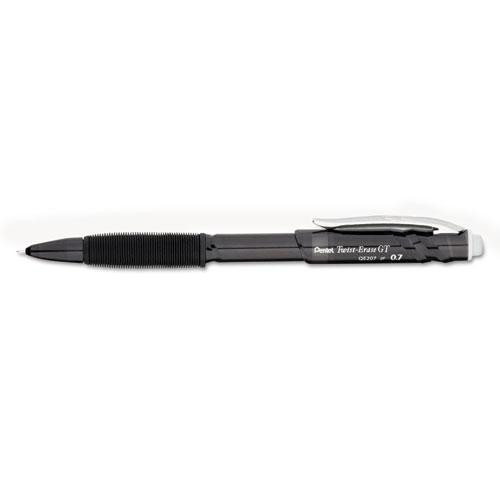 Twist-erase Gt Pencils, 0.7 Mm, Hb (#2.5), Black Lead, Black Barrel