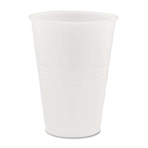 High-impact Polystyrene Cold Cups, 14 Oz, Translucent, 50 Cups/sleeve. 20 Sleeves/carton