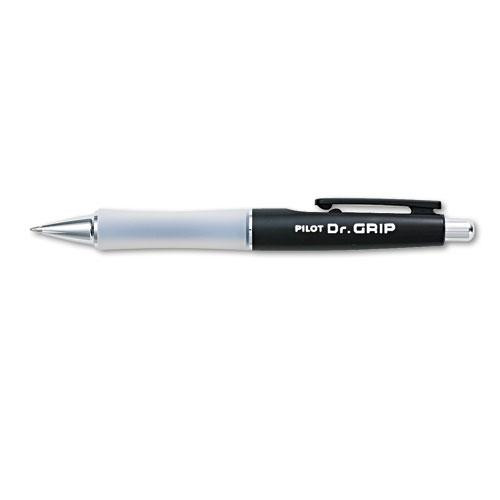 Dr. Grip Ballpoint Pen, Retractable, Medium 1 Mm, Black Ink, Black Barrel