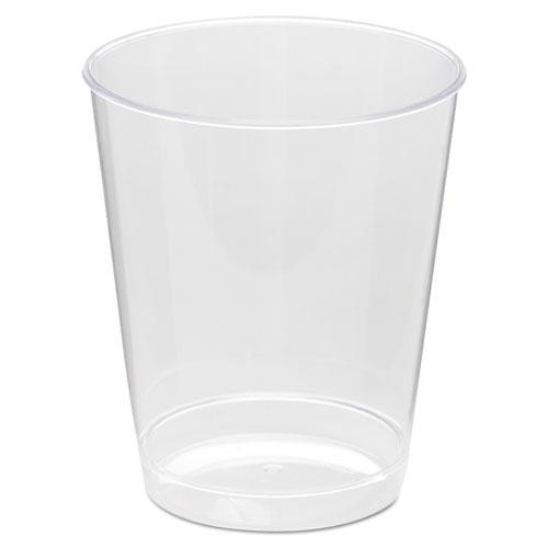 Comet Plastic Tumbler, 8 Oz, Clear, Tall, 25/pack, 20 Packs/carton