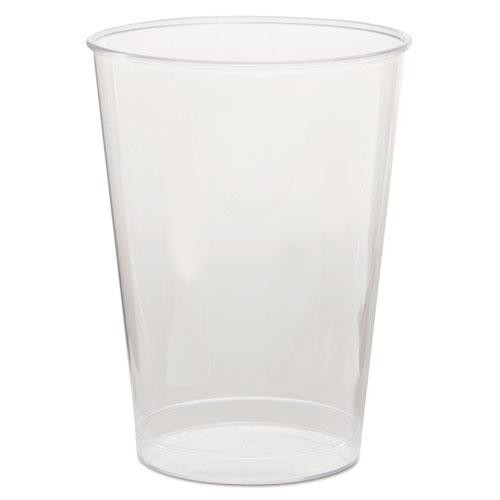 Comet Plastic Tumbler, 7 Oz, Clear, Tall, 25/pack, 20 Packs/carton