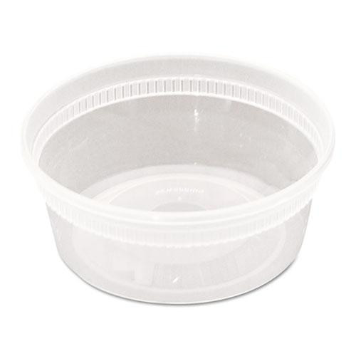 Newspring Delitainer Microwavable Container, 8 Oz, 1.13 X 2.8 X 1.33, Clear, Plastic, 240/carton