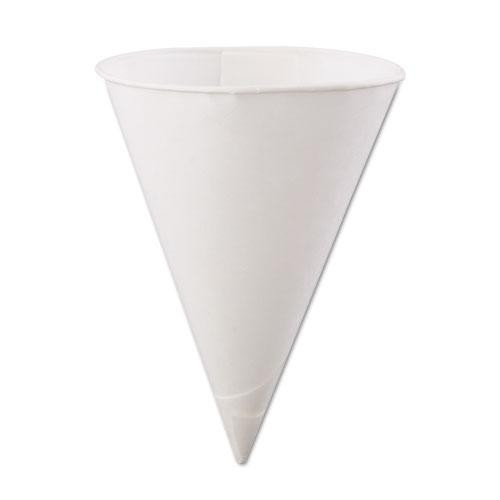 Cup,rlld Rim Ppr Cone 6oz