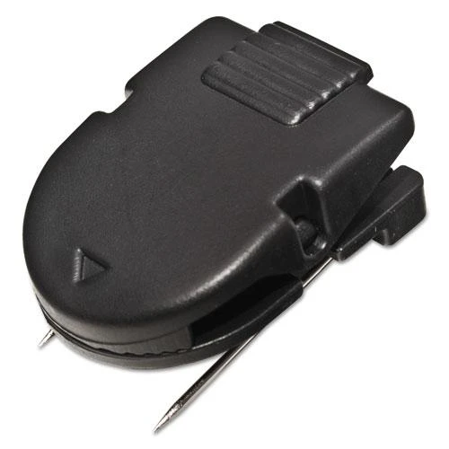 Wall Clips For Fabric Panels, 40 Sheet Capacity, Black, 20/box