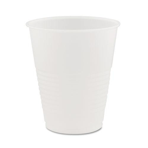 High-impact Polystyrene Squat Cold Cups, 12 Oz, Translucent, 50 Cups/sleeve, 20 Sleeves/carton