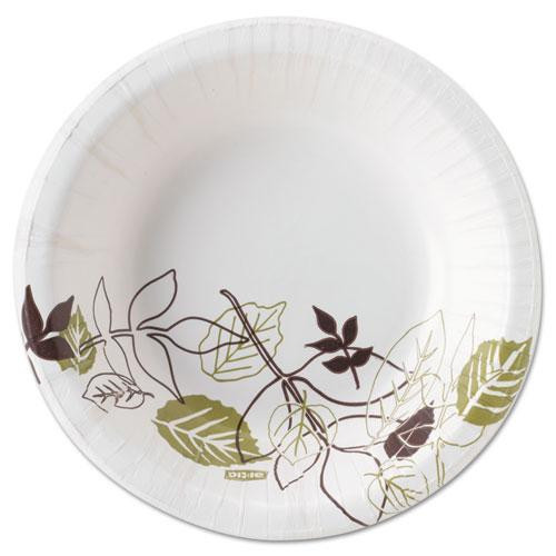 Pathways With Soak Proof Shield Heavyweight Paper Bowls, Wisesize, 12 Oz, Green/burgundy, 500/carton