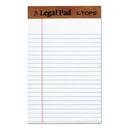 "the Legal Pad" Ruled Perforated Pads, Narrow Rule, 50 White 5 X 8 Sheets, Dozen