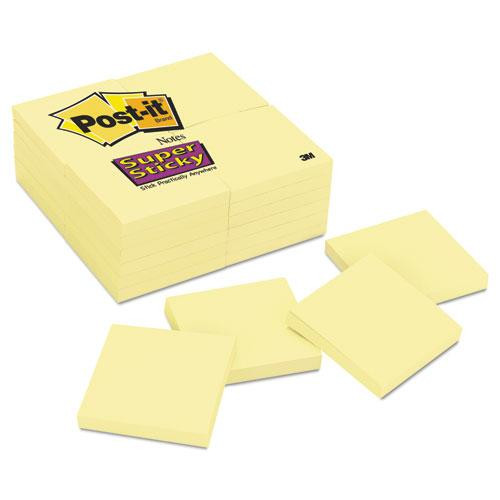 Pads In Canary Yellow, Value Pack, 3" X 3", 90 Sheets/pad, 24 Pads/pack