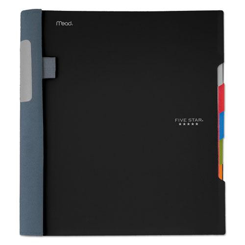 Advance Wirebound Notebook, 5 Subject, 10 Pockets, Medium/college Rule, Randomly Assorted Covers, 11 X 8.5, 200 Sheets