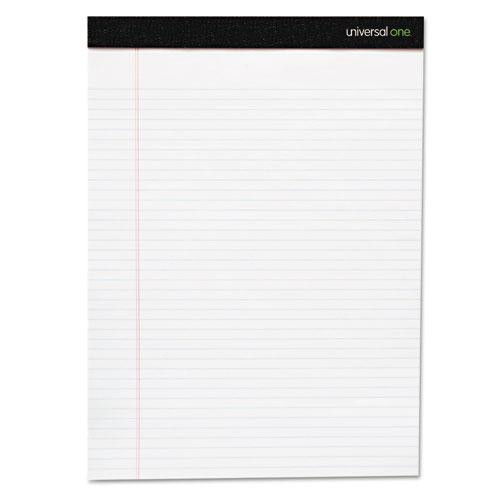Premium Ruled Writing Pads With Heavy-duty Back, Narrow Rule, Black Headband, 50 White 5 X 8 Sheets, 6/pack