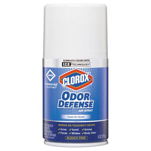 Commercial Solutions Odor Defense Wall Mount Refill, Clean Air Scent, 6 Oz Aerosol Spray