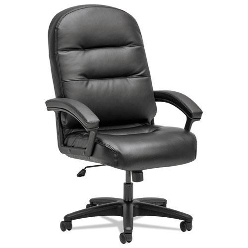 Pillow-soft 2090 Series Executive High-back Swivel/tilt Chair, Supports Up To 250 Lb, 16" To 21" Seat Height, Black