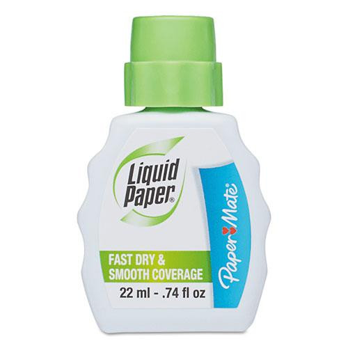 Fast Dry Correction Fluid, 22 Ml Bottle, White, Dozen